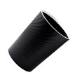 thumbnail image 2 of Monstrate Cubo de basura de plástico sin tapa Papelera Contenedor de basura Cesta Dormitorio de gran capacidad Baños Oficinas Dormitorio Suministros de limpieza para el hogar Negro 10L, 2 of 6