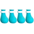 thumbnail image 1 of Uds. Cubierta para pies de gato, silicona multifuncional, previene arañazos, cubiertas ajustables para pies de gato, cubiertas para garras para el cuidado del gato, baño, azul, 1 of 5