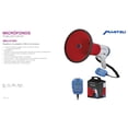 thumbnail image 3 of Megáfono Mitzu MEG-675RD Bluetooth grabador 1000 mts de alcance, 3 of 4