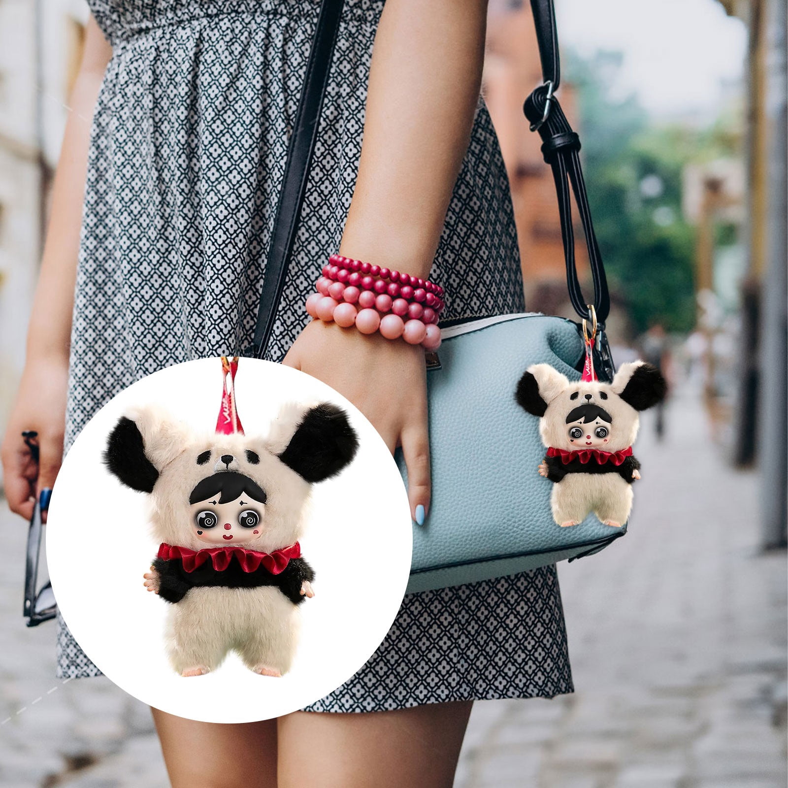 Milai's Forest Invitation Series Plush Keychain Blind Box Full Set, Cute Snowman Dolls Holiday Gifts Stuffed Toy 6 Pack