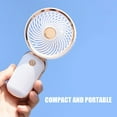 thumbnail image 2 of XGFHYJEH Hand Held Fan, Mini Fan Handheld, Hand Held Fan Rechargeable, Portable Folding Hand Held Cooling Fan, 2 of 7