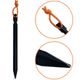 thumbnail image 4 of Outdoor Tent Sky Curtain Ground Nail Aluminum Alloy Cloth Bag Set Camping Camping Three-Edged Bold Tent Nail With Rope, 4 of 5