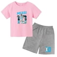 thumbnail image 3 of Conjuntos de 2 camisetas y pantalones con estampado de Super Soccer Star No. 10 para niños de 3 a 14 años, ropa de calle para niños y niñas, 3 of 5