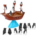 thumbnail image 1 of Pirate Ship Penguin Balancing Family Board Game 2-4 Players - 1240, 1 of 5
