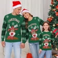 thumbnail image 3 of Marvmys Chandail de Noël Assorti pour la Famille Col Rond Rennes Flocons de Neige Chandail Tricoté Laid pour Hommes Femmes, 3 of 7