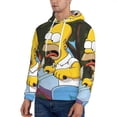 thumbnail image 4 of Simpsons Trendy Cartoon Men'S Fleece Hooded Hoodie, hoodies for women men with pockets,Fall Fashion 2025 Pullover Sweaters Winter Clothes, 4 of 9