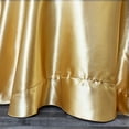 thumbnail image 3 of Your Chair Covers - 120 Inch Round Satin Tablecloth Gold, 3 of 4