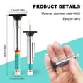 thumbnail image 2 of QualitChoice 5pack/lot Portable Compact Tyre Tread Depth Gauge For On Go Testing Tread Depth Gauge Tool 1Set, 2 of 5