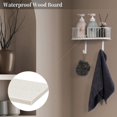 thumbnail image 4 of Ironing Board Hanger Wall Mount ron Holder With Shelf Wall Wood Storage Holder, 4 of 5
