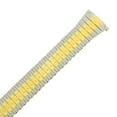 thumbnail image 4 of XL Watch Band Expansion Metal Stretch Gold Silver Tone Straight Ends Fits 16mm to 22mm Mens (Two-Tone), 4 of 4
