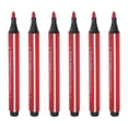 thumbnail image 4 of Uxcell Marqueurs Colorés, Rouges, Lot de 6, Marqueurs de Coloriage Lavables, Stylos Aquarelle, 4 of 6