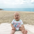 thumbnail image 2 of Pavilion Gift Company - Beach Bum - 12-24 Month Aqua Trimmed Bodysuit, 2 of 8
