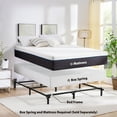 thumbnail image 3 of Mainstays 7" Twin/Full/Queen Size Adjustable Metal Bed Frame, Black, Box Spring Required, 3 of 16