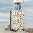 thumbnail image 3 of Lsque Cooking Utensils Printed Luggage Cover, Travel Luggage Protector,Scratch and Dirt Resistant, Fits 18-32 Inch Luggage - Small, 3 of 9