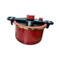 thumbnail image 2 of Olla de micropresión, olla de cocina esmaltada, ollas a presión multifuncionales de cocción rápida, cocina tipo glándula para cocina al aire libre y rojo, 2 of 8