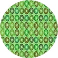 thumbnail image 1 of Ahgly Company Indoor Square Patterned Emerald Green Area Rugs, 3' Square, 1 of 6