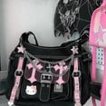 thumbnail image 3 of 2024 Kawaii Sanrio Hello Kitty Y2k Handbags Fashion Leather Bag Crossbody Female Crossbody Tote Message Bag Accesorios For Girl Women, 3 of 4
