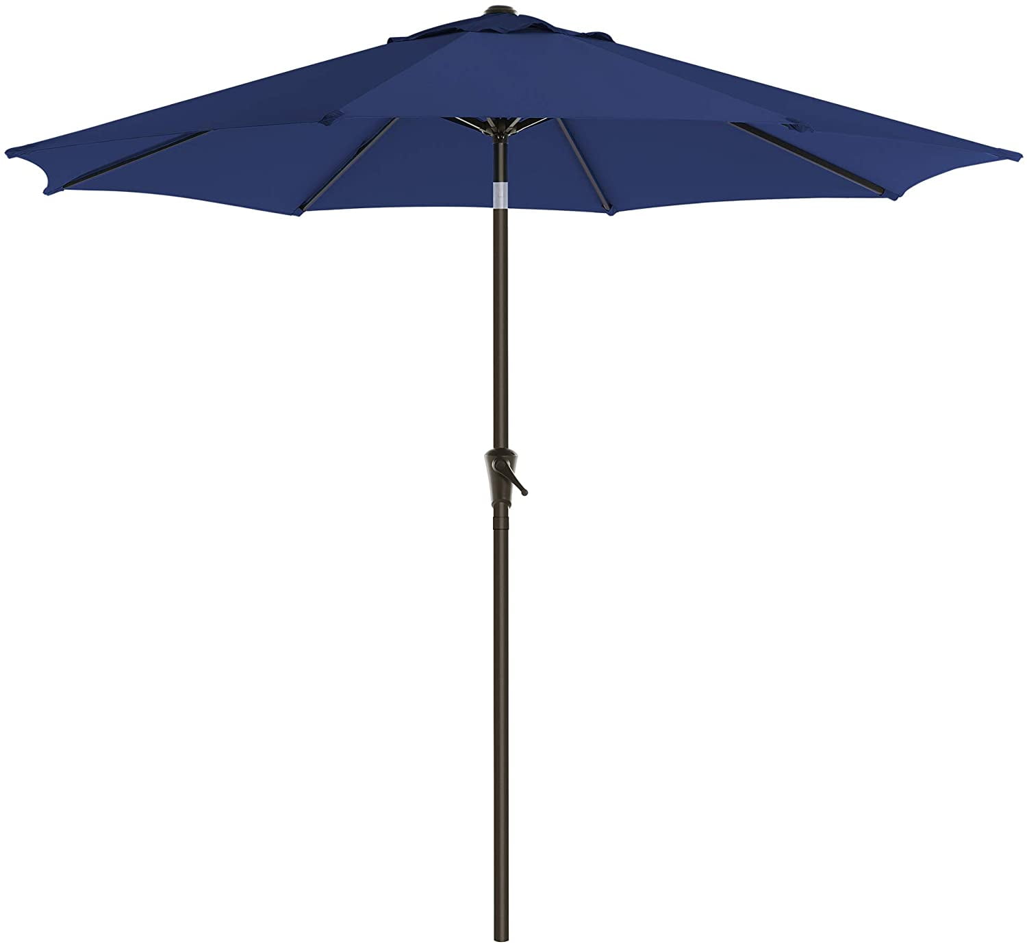 Details about   9ft Outdoor Market Table Patio Umbrella with Button Tilt and 8 Sturdy Ribs 
