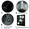 thumbnail image 3 of Designart "Eternal Eclipse In Surrealistic Portrait" Surrealism Floater Framed Canvas Wall Art, 3 of 5