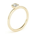 thumbnail image 2 of 1/3 Ct Emerald Cut FG/VVS1 Diamond Solitaire Engagement Ring In 10K Yellow Gold, 2 of 3