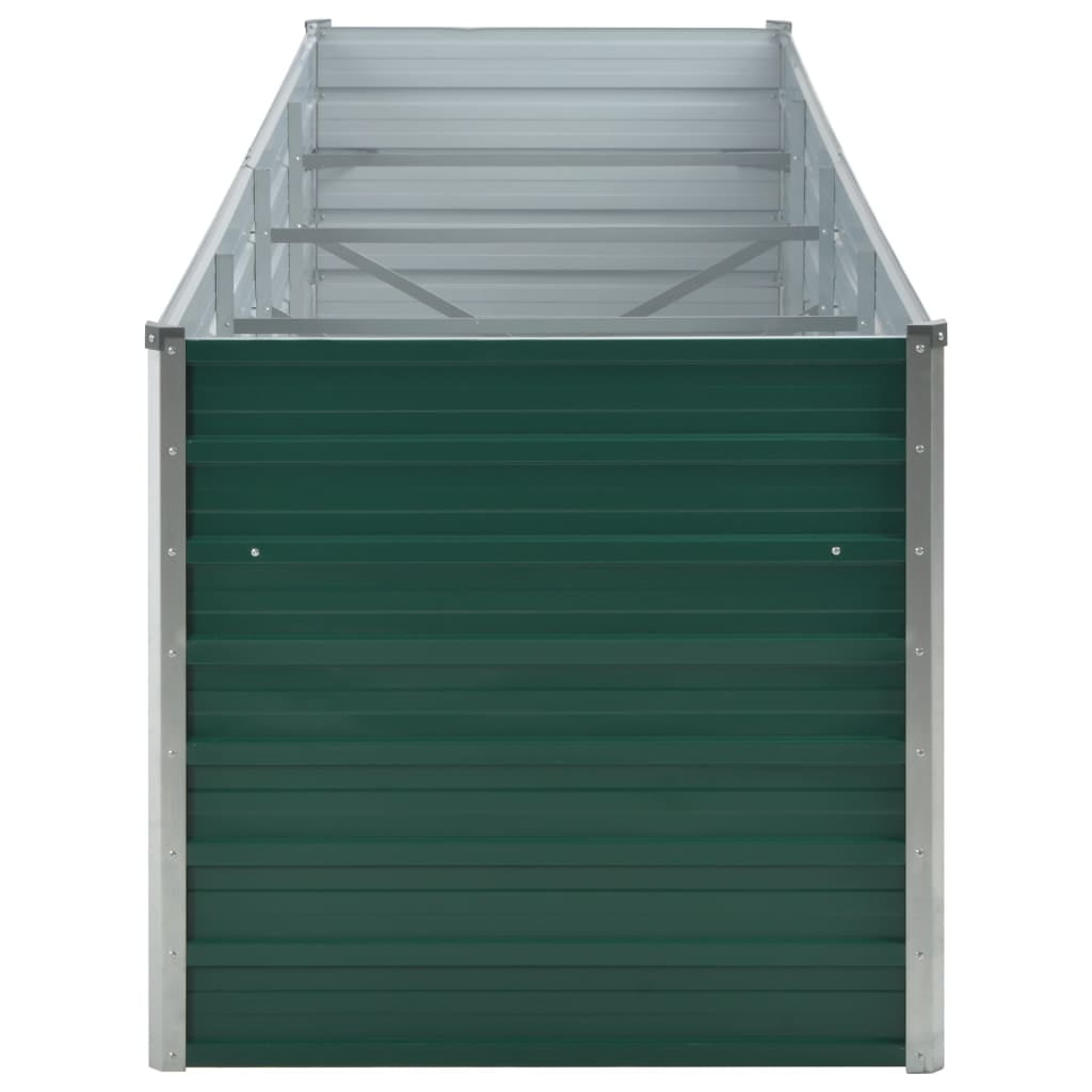 Kepooman Outdoor Garden Bed, Metal Above Ground Raised Planter Box for Vegetables Flowers, #1Green Kepooman Outdoor Garden Bed, Metal Above Ground Raised Planter Box for Vegetables Flowers, #1Green