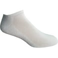 thumbnail image 3 of SOCKS'NBULK Mens Cotton No Show Socks, Soft Sports Socks In Bulk, King Size 10-13 (White, 60), 3 of 5
