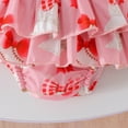 thumbnail image 4 of NIEWTR Robe à Col Ras du Cou à Blocs de Couleur pour Bébé Fille, Dos Nu, Sans Manches, Mignonne Robe d'Été (Rose, 0-3 Mois), 4 of 7