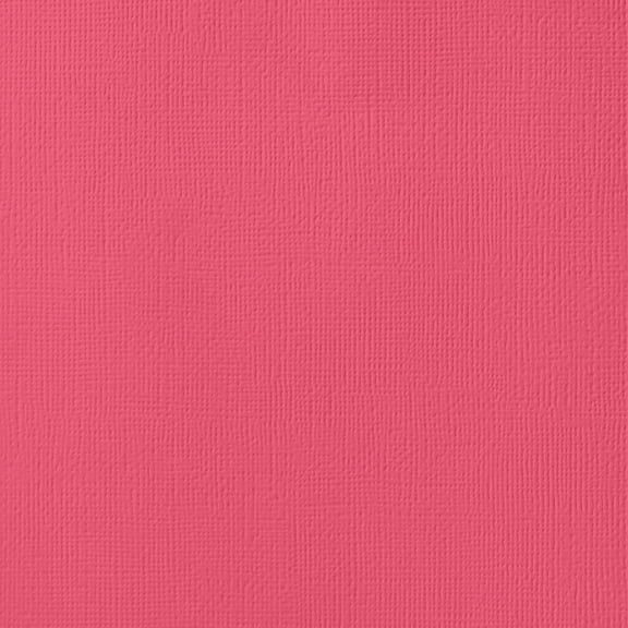 American Crafts 80lb Textured Cardstock 12"X12"-Lollipop