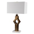 thumbnail image 1 of Sagebrook Home 50594 METAL 26" POINTED TABLE LAMP, GOLD, 1 of 1