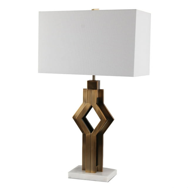Sagebrook Home 50594 METAL 26" POINTED TABLE LAMP, GOLD