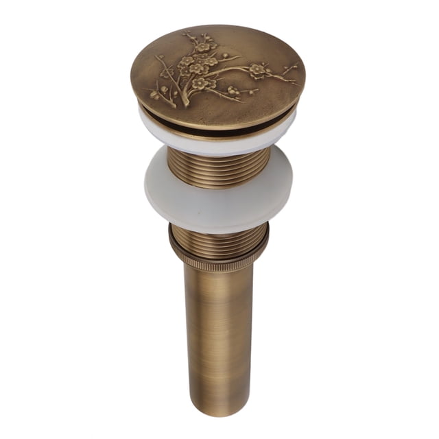 Tope De Drenaje De Fregadero Emergente, Filtro De Dreneze De Cobre Para Fregadero De , Diseño Antiguo, Ajuste Universal, Instalación Fácil
