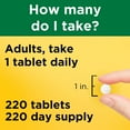 thumbnail image 4 of Nature Made Vitamin D3 2000 IU (50 mcg), Dietary Supplement for Bone, Teeth, Muscle and Immune Health Support, 220 Tablets, 220 Day Supply, 4 of 5