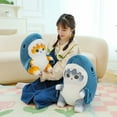 thumbnail image 4 of Poupée Chat Transformée Jouet en Peluche Cadeau Mignon pour Filles et Enfants Poupée Requin Chat 25cm Lanhuilien 25cm, 4 of 6