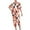 Red A6, variant on Hrsba Summer Pajamas for Women Set,Casual Print Short Sleeve Crew Neck Top and Pants Set