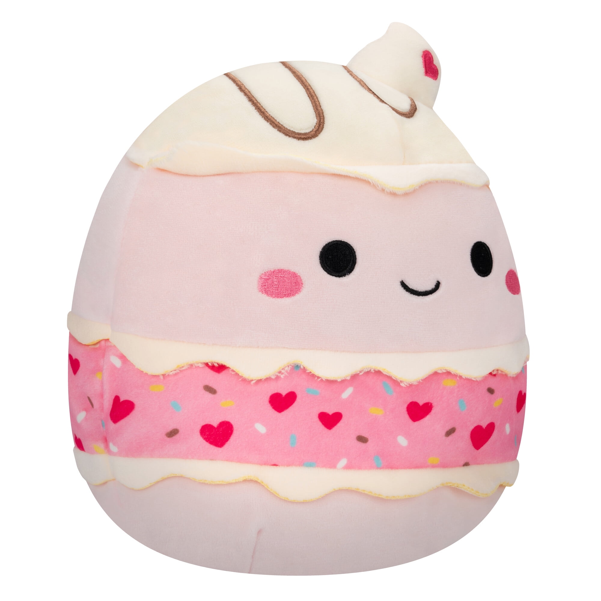 Squishmallows Official 5 inch Brinya the Pink Cake With Heart Sprinkles  Childs Ultra Soft Stuffed (图5)