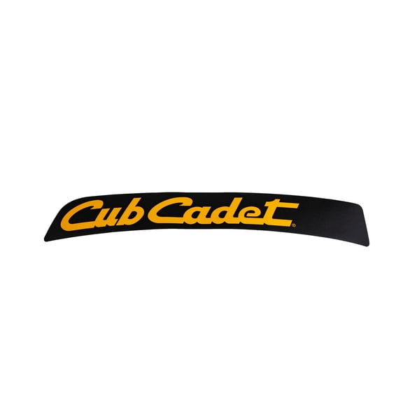 CUB CADET 777D20314 Label Cadet Logo R Pod RZT LX SX 42 46 50 54 S L L54 L50 L46