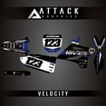 thumbnail image 2 of Attack Graphics Custom Velocity Complete Bike Graphics Kit for Yamaha YZ250 2017, 2 of 3