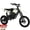 Seeker01-D WT, variant on 37MPH E-TrailX Electric Dirt Bike 3000W(Peak)Mid-Drive for Adults,200NM Electric motorcycle,48V23AH Removable Battery,14"/12"Fat Tires,Hydraulic Brakes Mountain Motorcycle