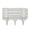 Ivory, variant on Plastic Decorative Garden Fence Imitation Log Retaining Border Garden Landscaping Edging Border Panel for Lawn Yard Flower Beds Paths