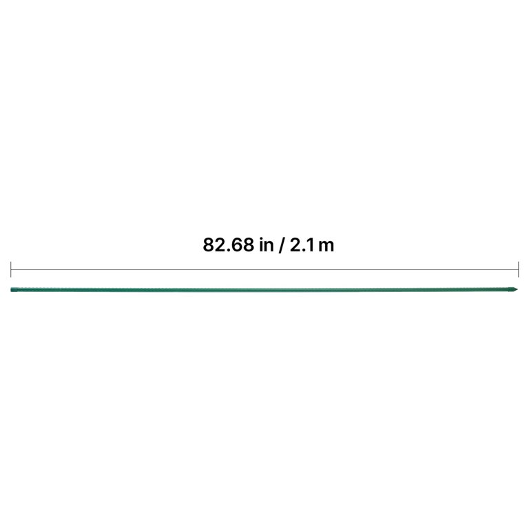 KFFKFF Garden Stakes 82.68-Inch, Green (25-Pack) photo 8