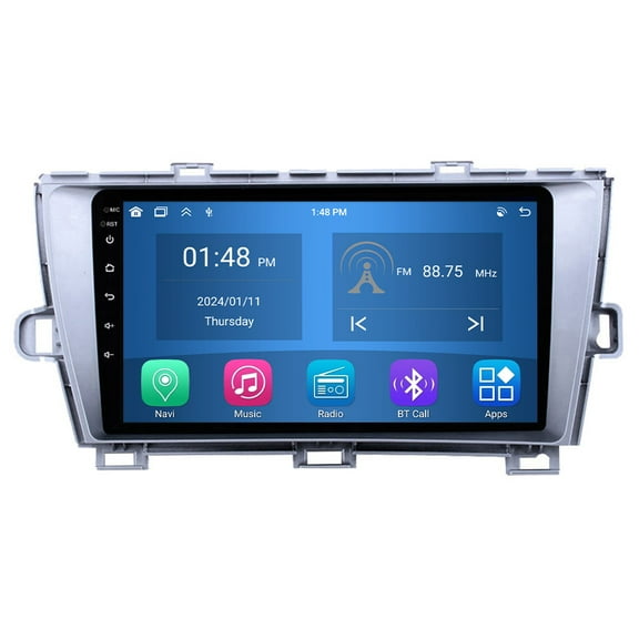 RoverOne 4 64GB Car Stereo CarPlay GPS Navigation Bluetooth for Toyota Prius XW30 2009-2015 Android Touch Screen Player