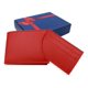 thumbnail image 1 of Cartera Hombre Tarjetero Horizontal Piel 100% Regalo Papá rojo, 1 of 9