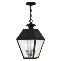 Livex Lighting Mansfield 3 Light Outdoor Chain Lantern