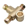 thumbnail image 2 of Speravity Seguridad mejorada dorada con línea de freno duradera de 3 vías Conector de manguera en T en forma de T 3 tuercas M10 3/16 Vehículos, repuestos y accesorios Mis, 2 of 6