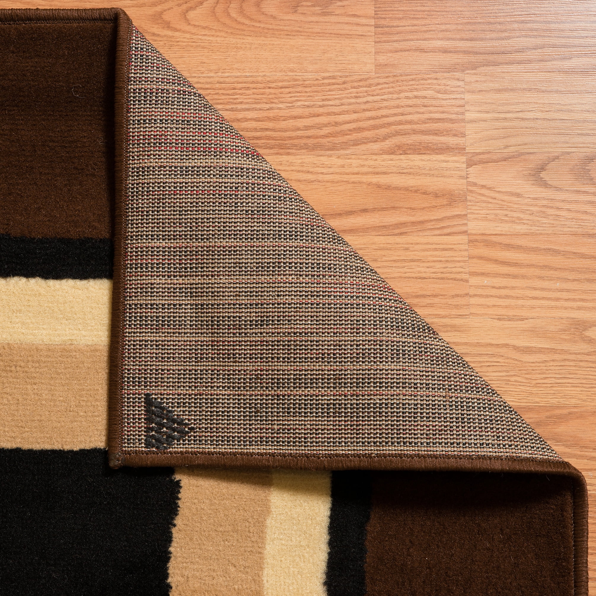 United Weavers Plaza Florence Runner Rug, Geometric Pattern, Brown, 2'3 X 7'2"