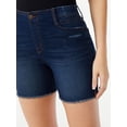 thumbnail image 6 of Sofia Jeans Women's Lila Mid Rise Pull-On Denim Shorts, 6 of 6