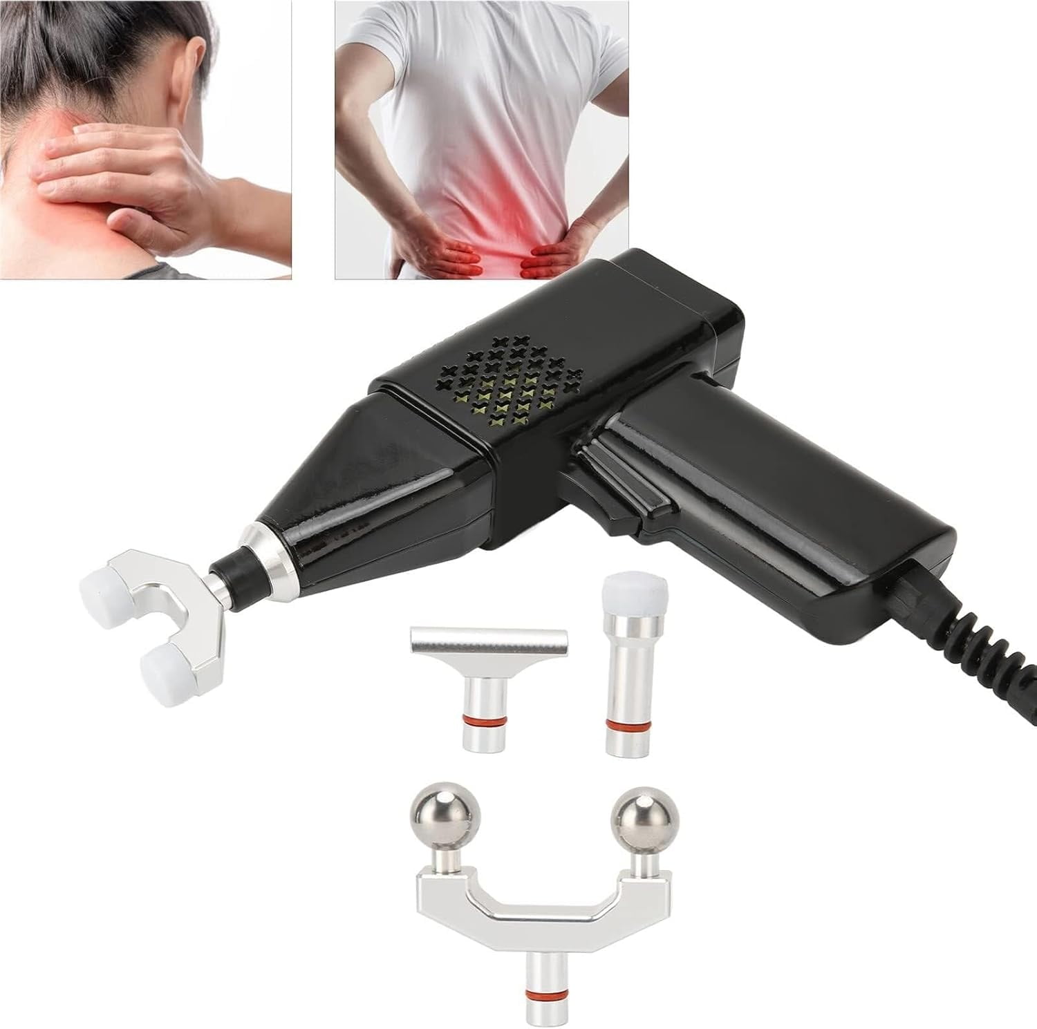450N Chiropractic Adjusting Tool Instrument Electric Impulse Gun Actuator Massager Professional Massage Equipment Magnetic Therapy Massage Gun