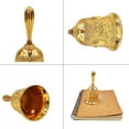 thumbnail image 4 of CNKOO Metal Tea Hand Bell Classic Metal Handbell Traditional Service Hand Bells Tea Call Bells Hand-Shake Meal Bell Kindergarten Class Bell consistent, 4 of 5