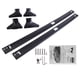 thumbnail image 2 of Horizontal Car Roof Rack Cross Bars Rail Carrier Lockable Rooftop Luggage Spare Parts Compatible for Rav4 2019-2023, 2 of 16