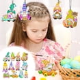 thumbnail image 1 of Decoraciones de Pascua, adornos de Pascua, regalos de Pascua, 24 piezas de adornos colgantes de madera de enano de Pascua con cuerda, letrero de madera de enano, decoración de árbol de primavera, list, 1 of 6